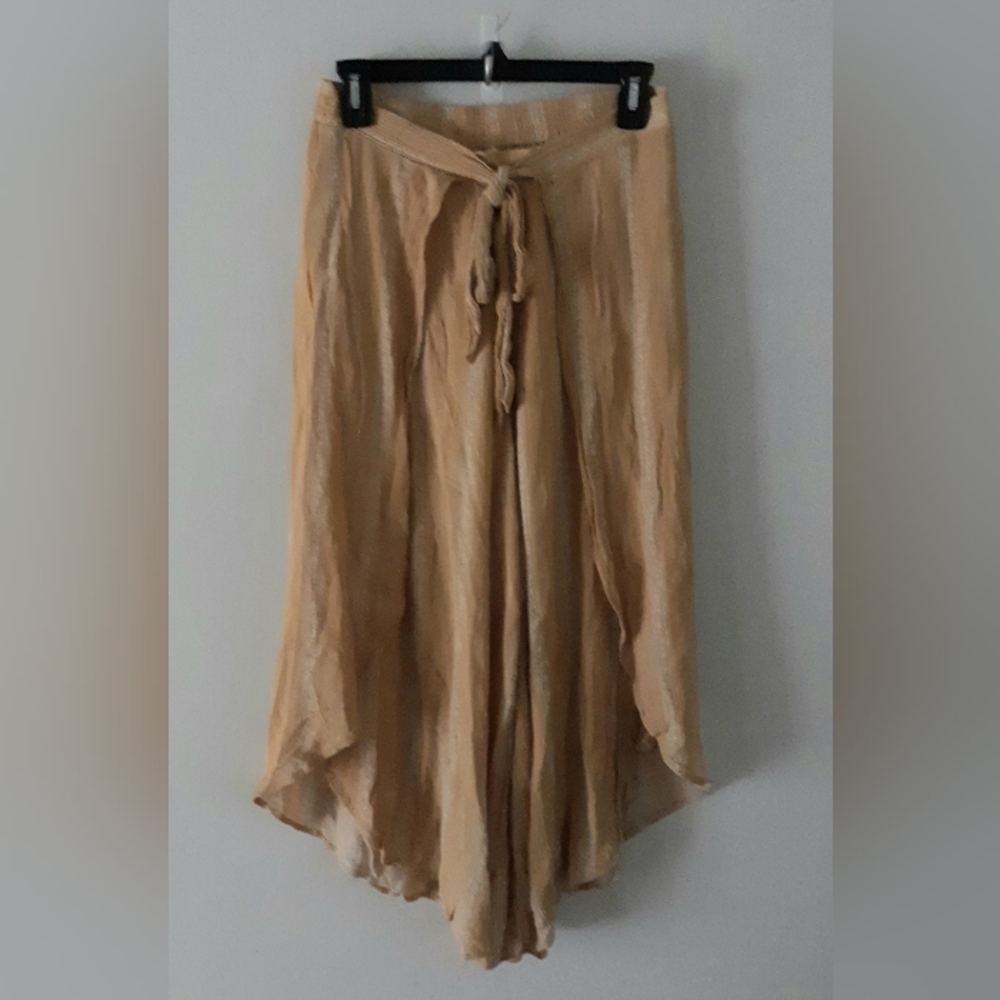 Rayon Open Leg Pants